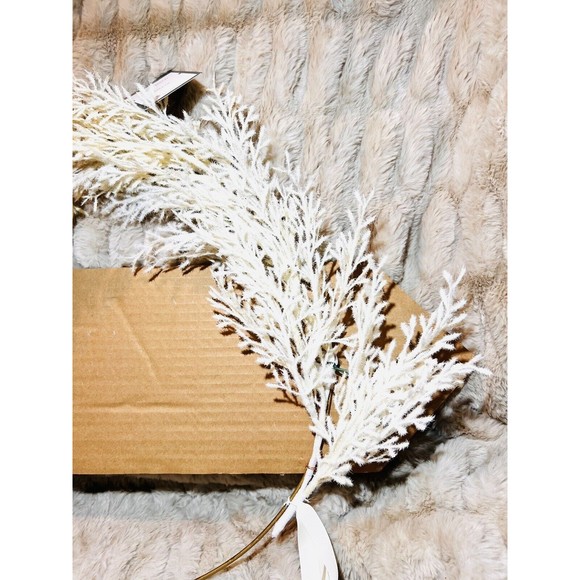 Ring Pampas Grass Botanical Wreath 22 inch - Threshold - New - Picture 5 of 7